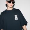 Cotton jersey t-shirt with front print