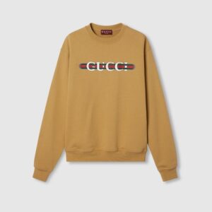 Cotton jersey hooded sweatshirt