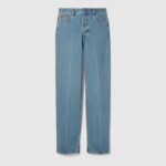 Low waist denim pant – cropped jeans front view