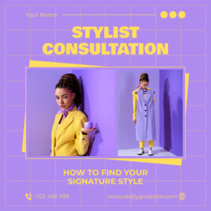 Stylist consultation with Jennifer – personal fashion session